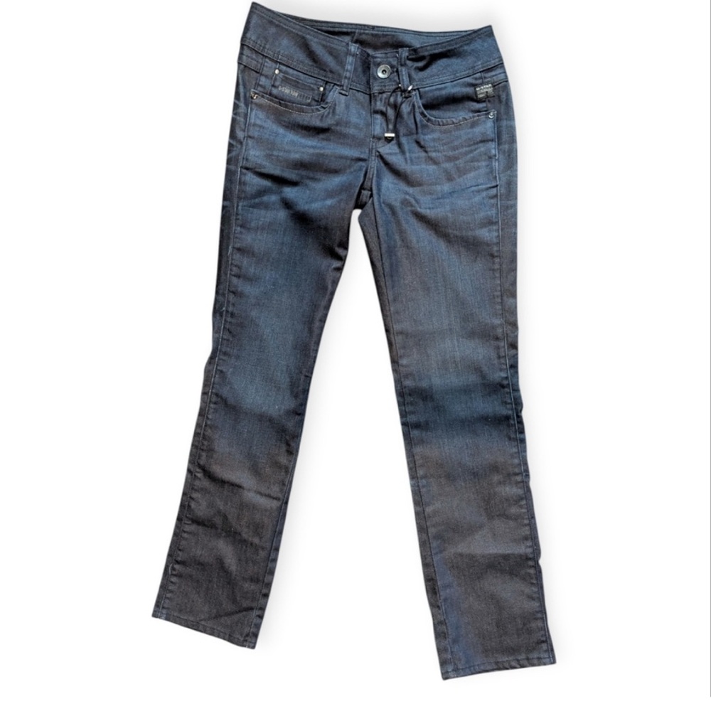 G-Star Raw Denim Jeans Dark Blue Size 27x30 Women's